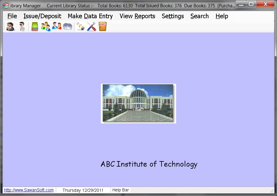 Library Manager screenshot